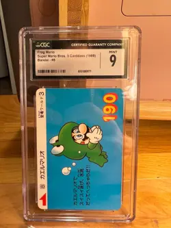 frog mario super mario bros. 3 carddass (1989) bandai #8 - Image 1