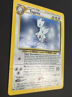 Togetic 16/111 Neo Genesis Unlimited Holo Rare Pokemon TCG Vintage WOTC LP+ - Image 4
