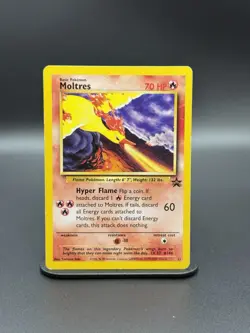 Moltres 21/53 WOTC BLACK STAR PROMO VINTAGE POKEMON (HP) - Image 1