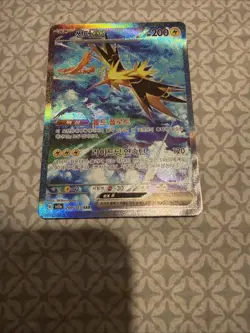 Pokemon Zapdos ex 204/165 SAR SV2a 151 Korean - Image 2