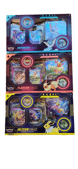 Pokemon Eeveelution VMAX Premium Collection Set Of 3 - SEALED - Image 1