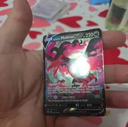 Pokemon TCG Galarian Moltres v 97/198 Ultra Rare Holo Chilling Reign - Image 3