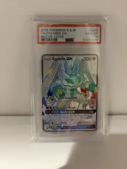 PSA 10 Zygarde GX SV65/SV94 Shiny Vault Full Art Hidden Fates Pokemon SM 2019 - Image 1