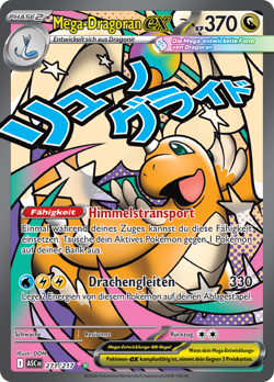 Pokemon Mega-Dragoran ex Erhabene Helden 271/217 - Image 1
