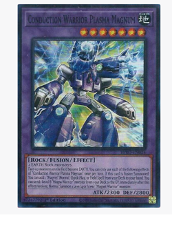 Conduction Warrior Plasma Magnum - BPRO-EN034 - Super Rare YuGiOh - Image 1