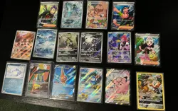 16 LOT Pokemon Card TCG Full Art Lot, Illustration Rares - Image 1