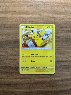 Pikachu 55/236 Unified Minds Non Holo Common Pokemon Card TCG English LP - Image 1