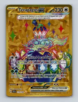Terapagos ex 173 2024 Pokemon Stellar Crown Full Art Hyper Rare Card NM+ - Image 1