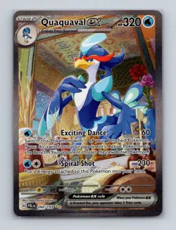 Quaquaval ex 260 Pokemon Paldea Evolved Special Illustration Rare Card NM+ - Image 1