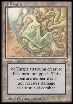 MTG Magic the Gathering Maze of Ith (117/122) The Dark MP - Image 1