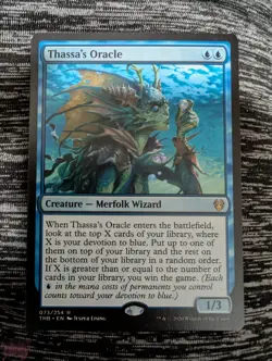 MTG Magic the Gathering Thassa's Oracle (73/372) Theros Beyond Death LP - Image 1