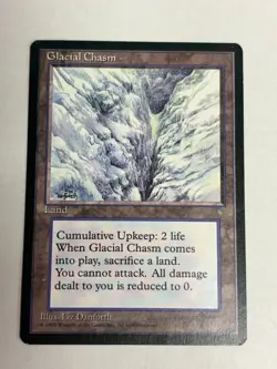 MTG Glacial Chasm Ice Age LP Free Shipping! - Image 1