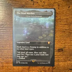 Wizards of the Coast The Dead Marshes Borderless Mythic Land #375 Commander - Image 1