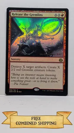 Release the Gremlins Prerelease Promo Foil - Image 1