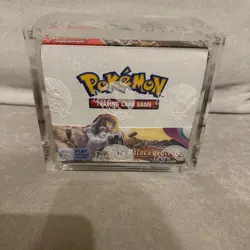 Pokemon Paldea Evolved Booster Box Factory Sealed In Magnetic Acrylic Case - Image 1