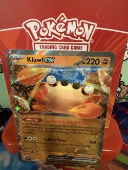 Pokemon Klawf EX 120/197 Obsidian Flames Double Rare Holo NM - Image 2