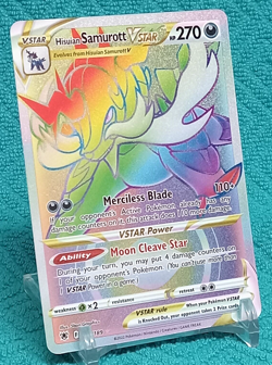 Hisuian Samurott VSTAR 197/189 Secret Rare Rainbow Astrial Radiance TCG Pokemon - Image 2
