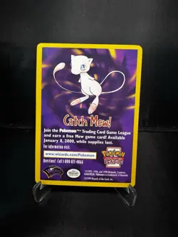 Pokemon Card Catch Mew! Wizards of the Coast Pokemon Movie 1999 NM - Image 1