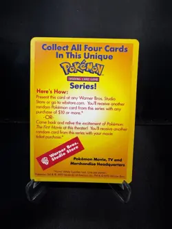 Pokemon Card Catch Mew! Wizards of the Coast Pokemon Movie 1999 NM - Image 2