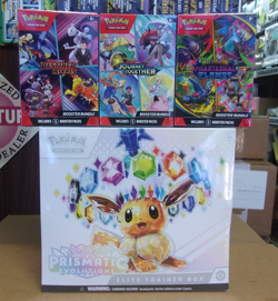 POKEMON PRISMATIC ETB + PHANTASMAL + DESTINED + JOURNEY BUNDLE BOX LOT - Image 1