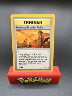 1st Edition Pokemon Breeder Fields 62/64 - Neo Revelation - Near Mint - Image 1