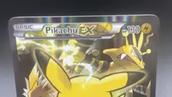 Pokemon TCG: Pikachu EX XY124 Full Art Holo XY Black Star Promo NM - Image 2