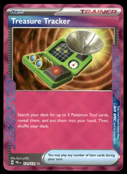 Pokemon TCG Prismatic Evolutions #131/131 Treasure Tracker NM - Image 1