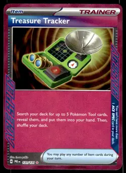 Pokemon TCG SV: Prismatic Evolutions #131/131 Treasure Tracker NM - Image 1