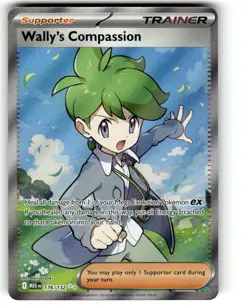 Pokemon TCG ME01: Mega Evolution #176/132 Wally's Compassion NM - Image 1