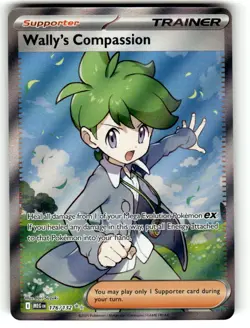 Pokemon TCG ME01: Mega Evolution #176/132 Wally's Compassion NM - Image 1