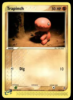 Pokemon TCG Dragon #78/97 Trapinch LP+ - Image 1