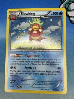 Slowking 21/122 Cosmos Holo 2016 XY Breakpoint Black Star Promo Pokemon Card - Image 1