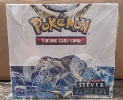 Pokemon TCG Sword & Shield Silver Tempest Booster Box English 2022 Lugia Vulpix - Image 1