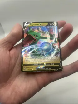 110/203 Rayquaza V Prize Pack Series Stamped Play Pokemon TCG Evolving Skies - Image 5