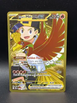 Pokemon TCG Ethan's Ho-Oh ex 239/182 Holo Hyper Rare Sv10: Destined Rivals - Image 1