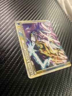 Pokemon Raikou & Suicune Legend Top Half 92/95 Unleashed Holo LP - Image 2