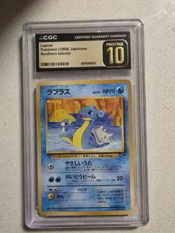1999 Pokemon Japanese Southern Islands Lapras #131 CGC 10 Pristine - Image 1