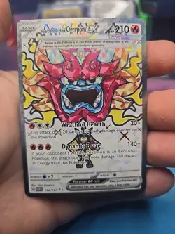 Pokemon TCG Hearthflame Mask Ogerpon EX Twilight Masquerade 192/167 - Image 1