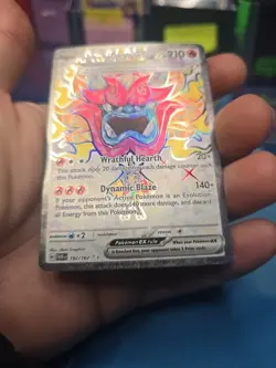 Pokemon TCG Hearthflame Mask Ogerpon EX Twilight Masquerade 192/167 - Image 3