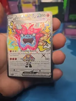 Pokemon TCG Hearthflame Mask Ogerpon EX Twilight Masquerade 192/167 - Image 4