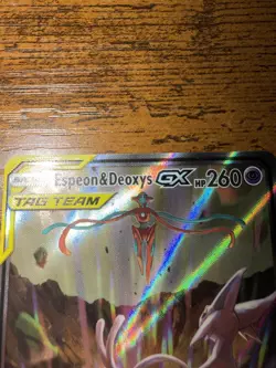 Pokemon TCG Espeon & Deoxys GX SM240 Black Star Promo Holo PSA 10 CONTENDER NM - Image 4