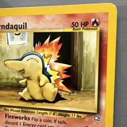 Cyndaquil Neo Genesis 1st Edition Common 57/111 Pokemon Card - Image 3