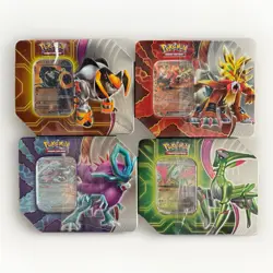 4 - Set Pokemon TCG Paradox Destinies Sealed Tin Bundle Destined Rivals Sparks - Image 1