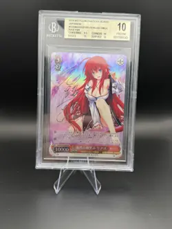 BGS 10 Signed Weiss Schwarz Fantasia Bunko Devilish Smile Rias Fdd/W65-052FBR JP - Image 1