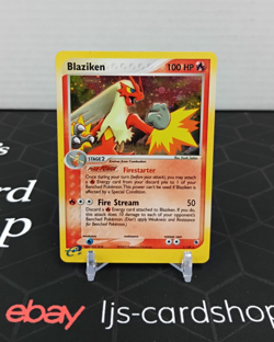 Blaziken Ruby & Sapphire 3/109 Holo Rare MP Pokemon Card T1 - Image 1