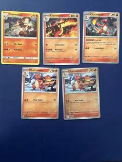 Pokemon TCG Charmeleon Collection Of 5 Near Mint Cards - Image 1