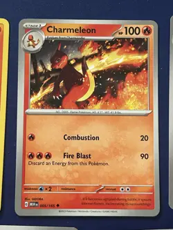 Pokemon TCG Charmeleon Collection Of 5 Near Mint Cards - Image 3
