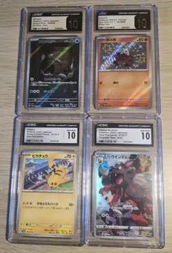 Pokemon Card Lot of 4 CGC 10-Pristine 10 Graded Slabs Japanese/Chinese - Image 1