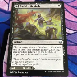 Malakir Rebirth Zendikar Rising Regular Card Magic the Gathering - Image 1