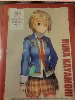 Chara Card Sleeve Collection Mat Series Heaven Burns Red Ruka Kayamori No.MT1385 - Image 2